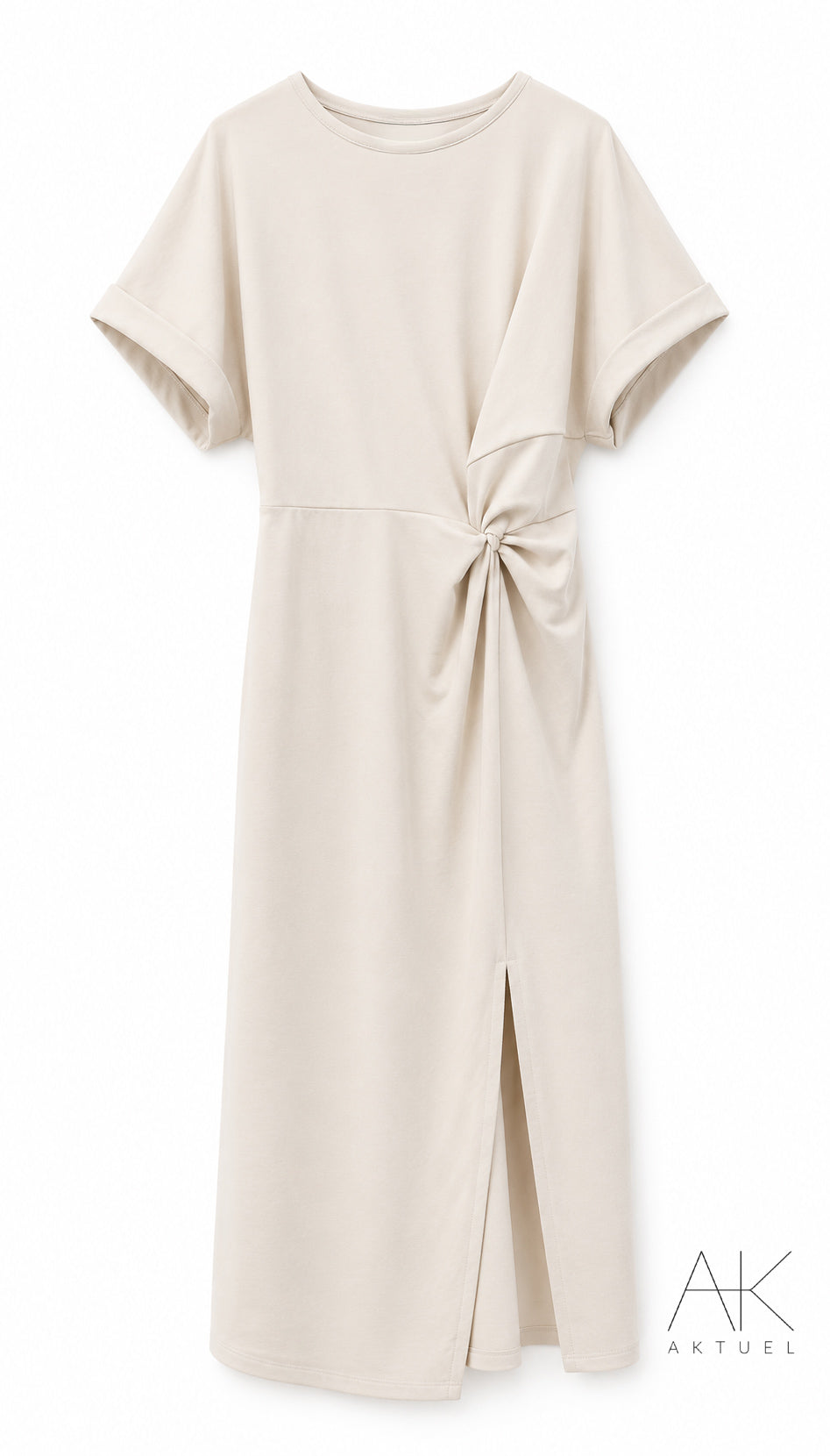 Robe longue effet noué