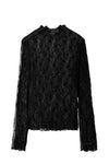 Top en dentelle noir