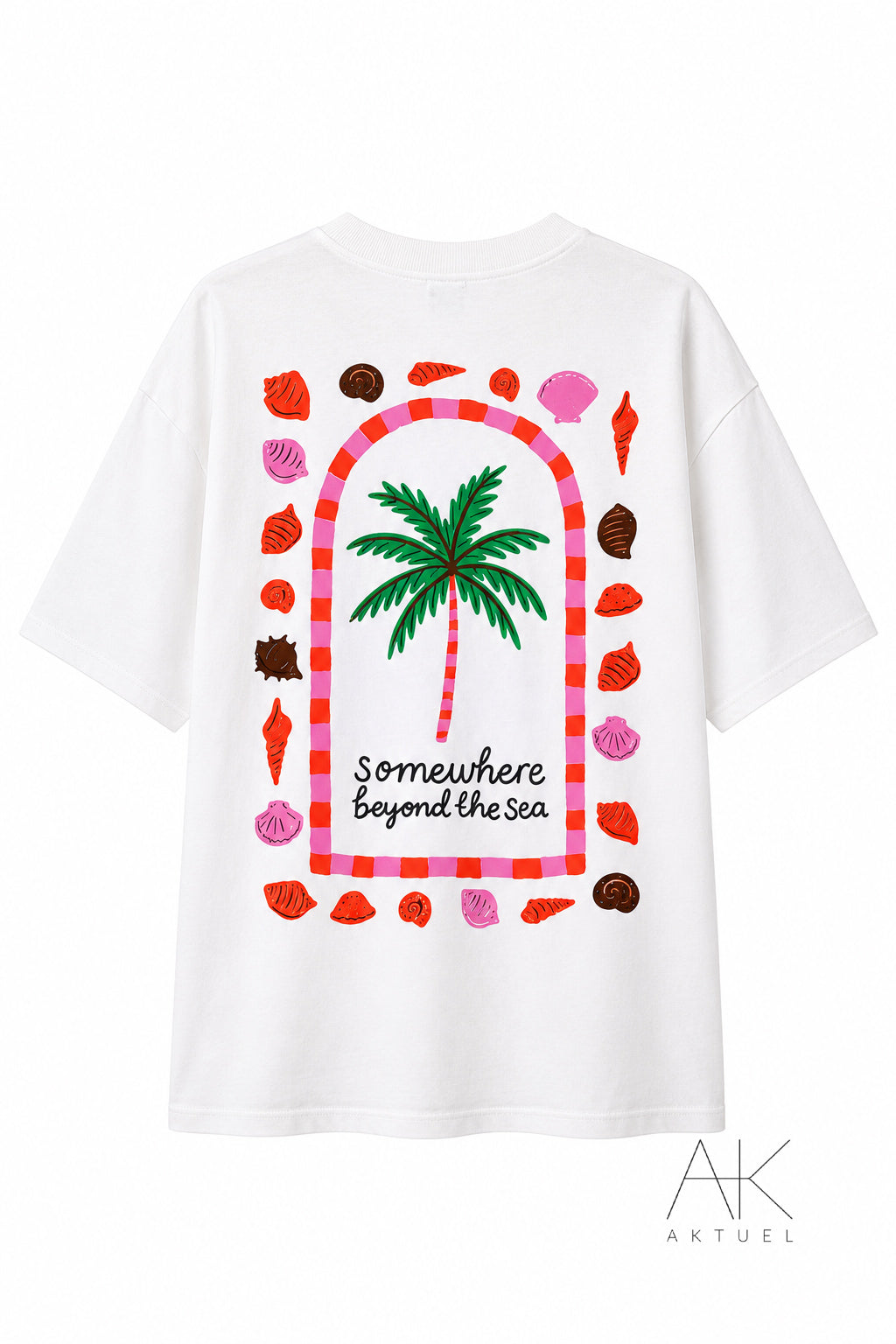 T-shirt “Somewhere Beyond The Sea” blanc