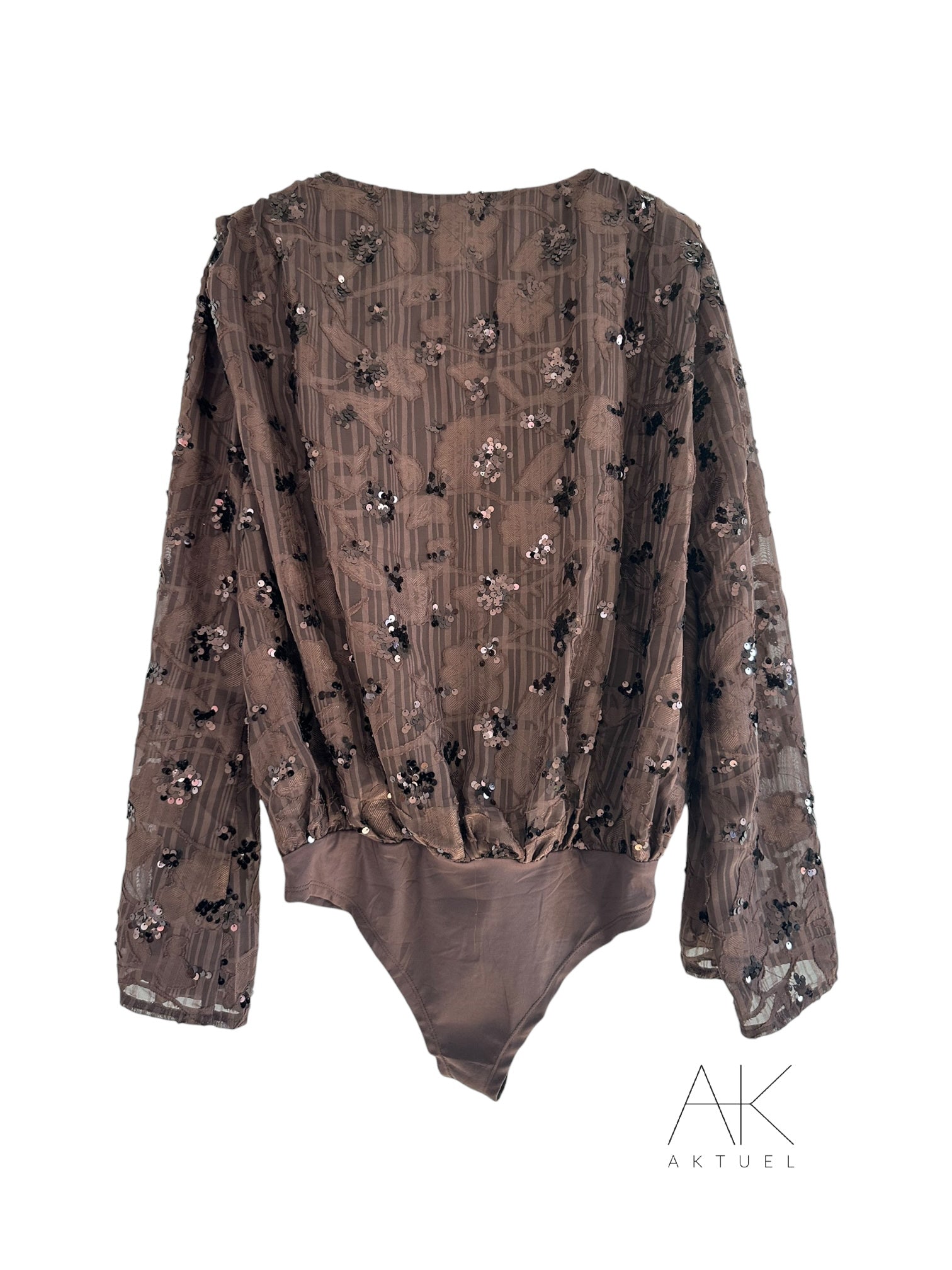 Body sequins marron