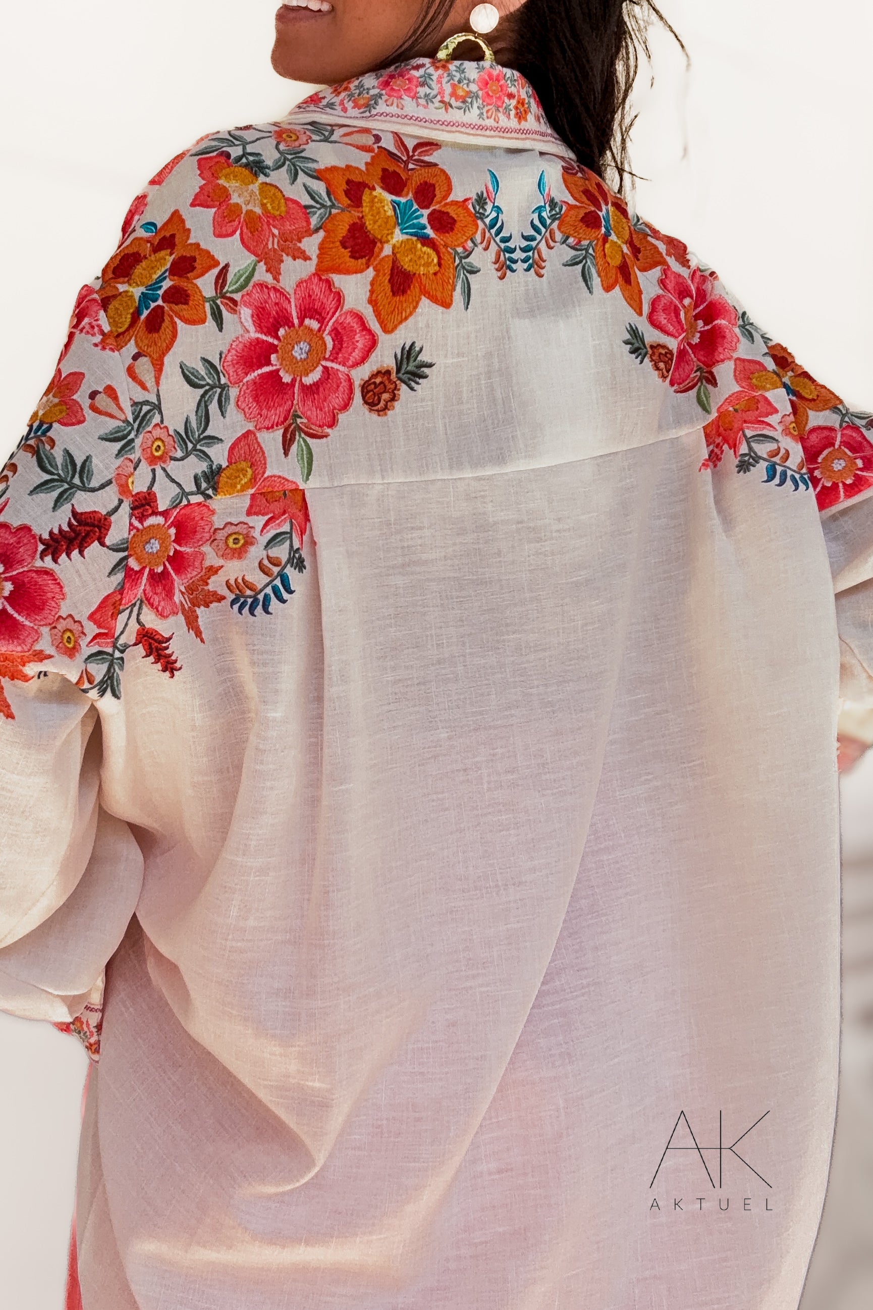 Chemise imprimée florale