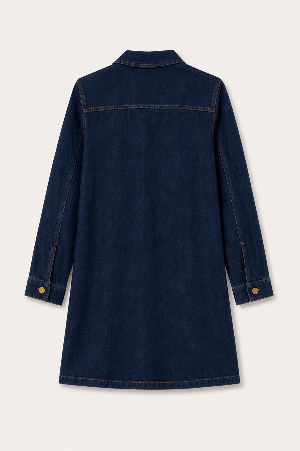 Robe chemise Rebecca en jeans brut Oraije