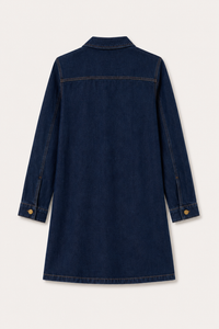 Robe chemise Rebecca en jeans brut Oraije