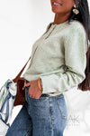 Gilet en vert sauge