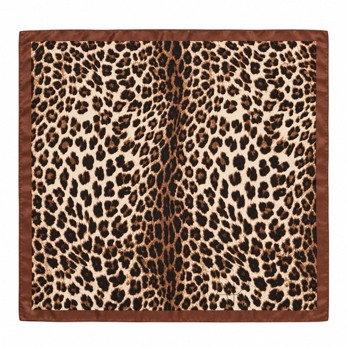 Foulard carré léopard