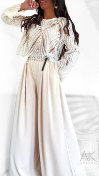 Blouse Dentelle & Perles