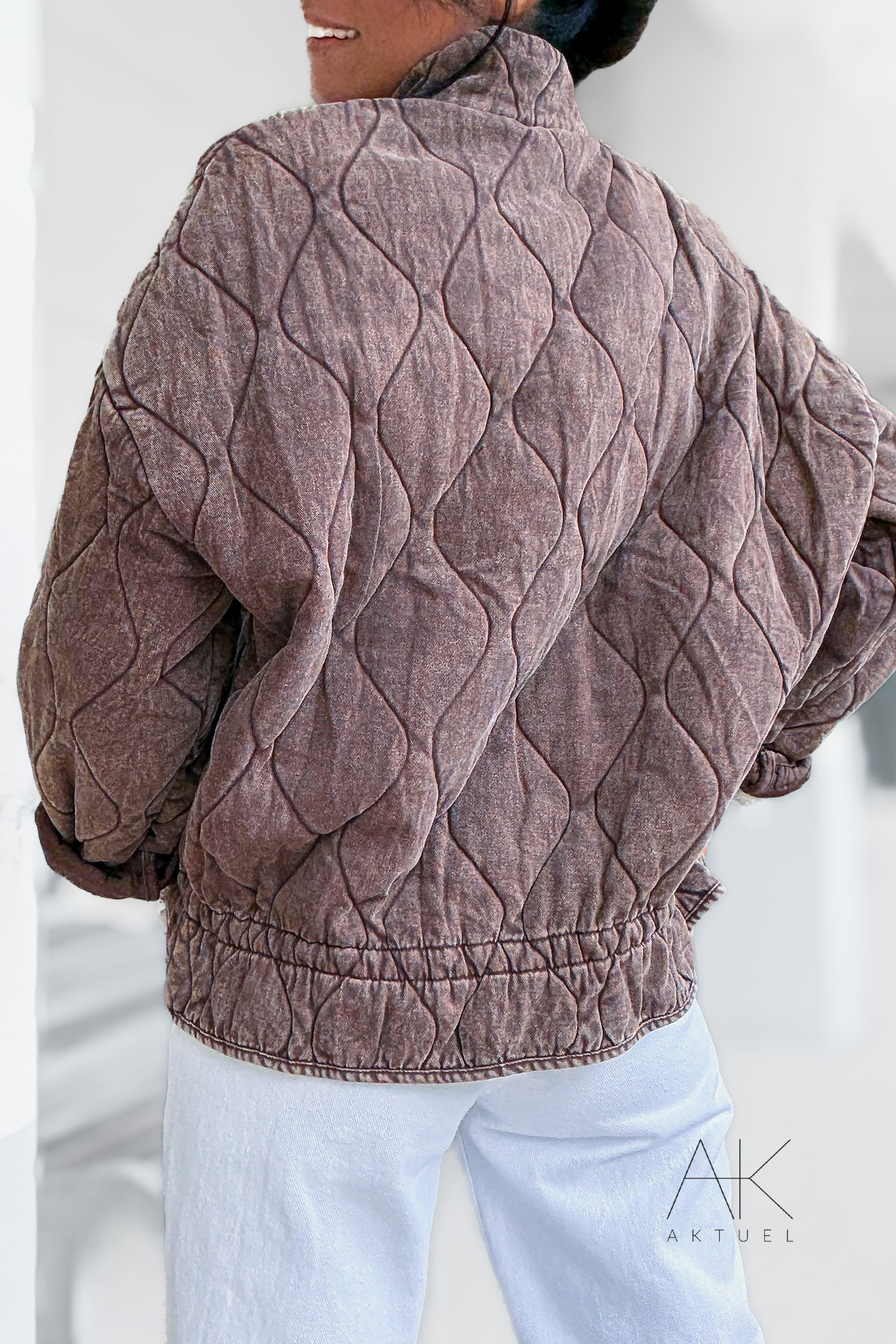 Veste matelassée chocolat