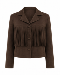 Veste à frange