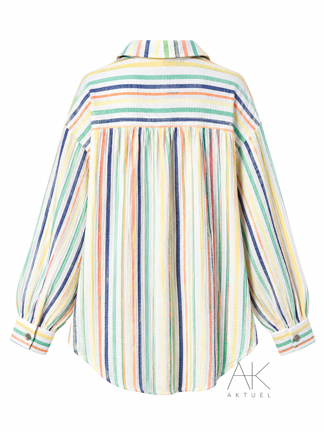 Chemise rayée pastel