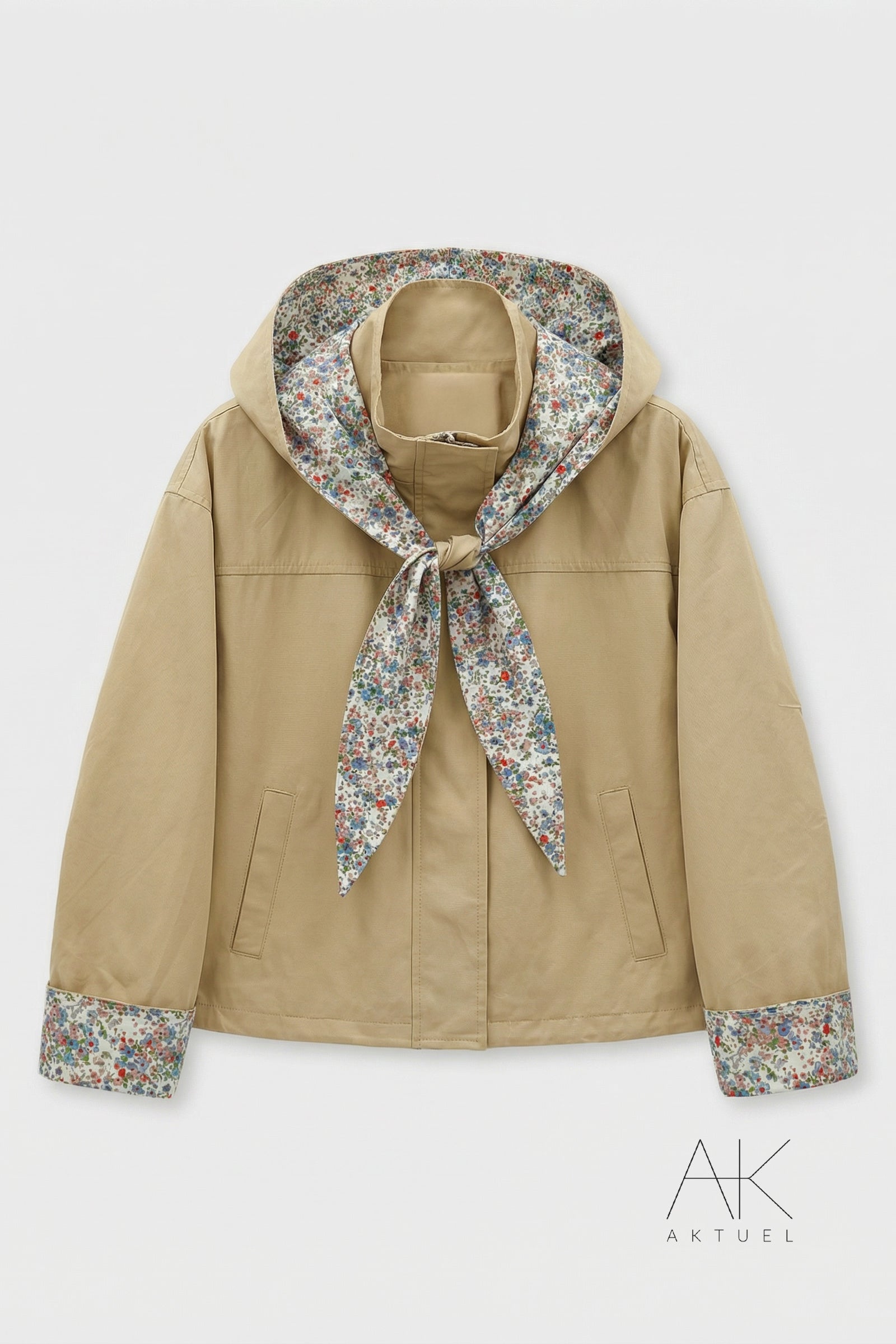 Veste gabardine liberty beige