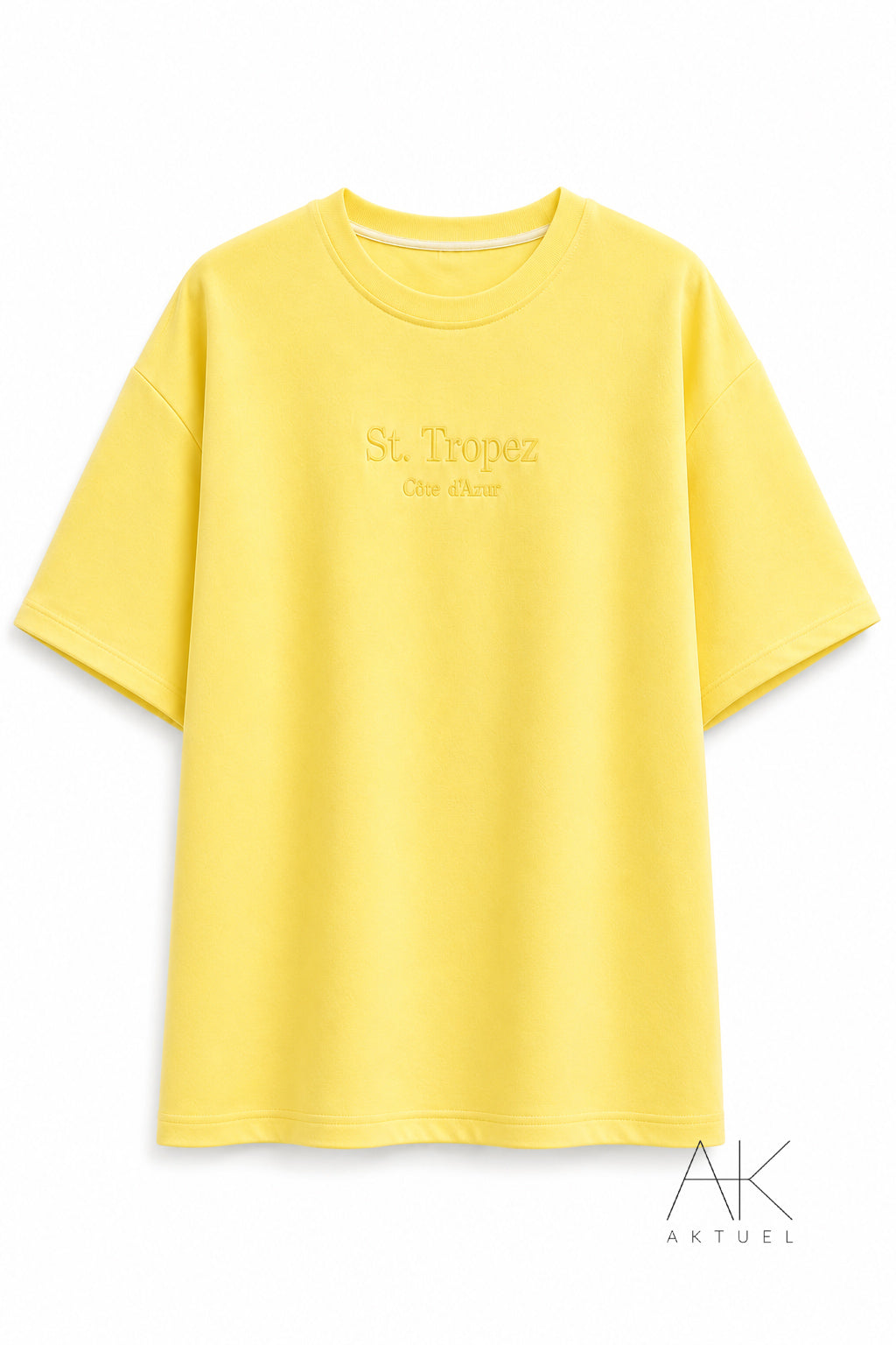 Tee-shirt SAINT TROPEZ – Jaune pastel