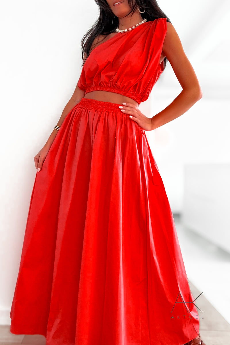 Ensemble orange asymétrique