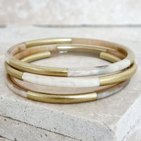 Bracelet Jonc Corne - 5 mm - Trio Gold
