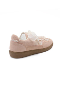 Basket rose finition dentelle