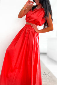 Ensemble orange asymétrique