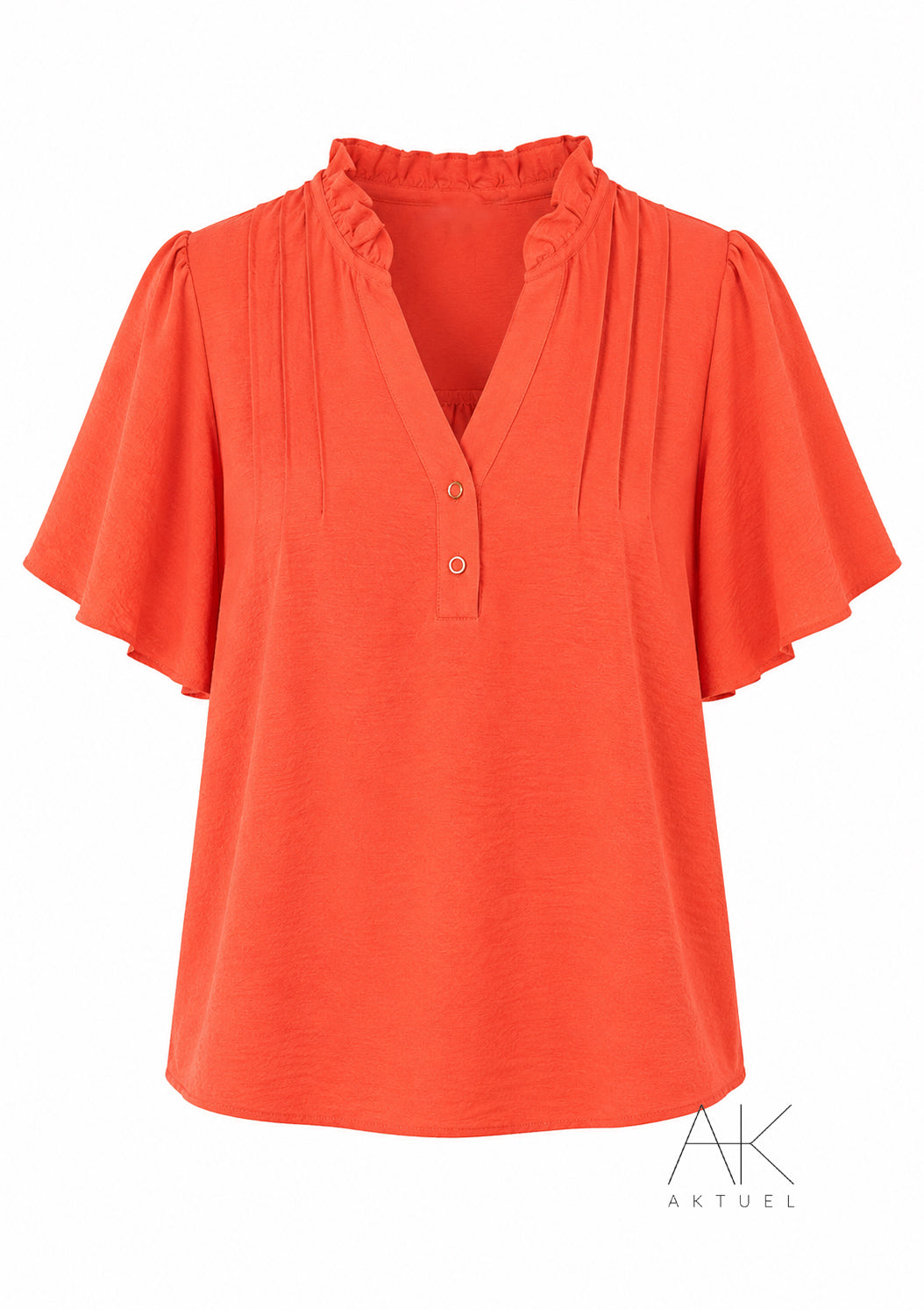 Blouse corail fluide