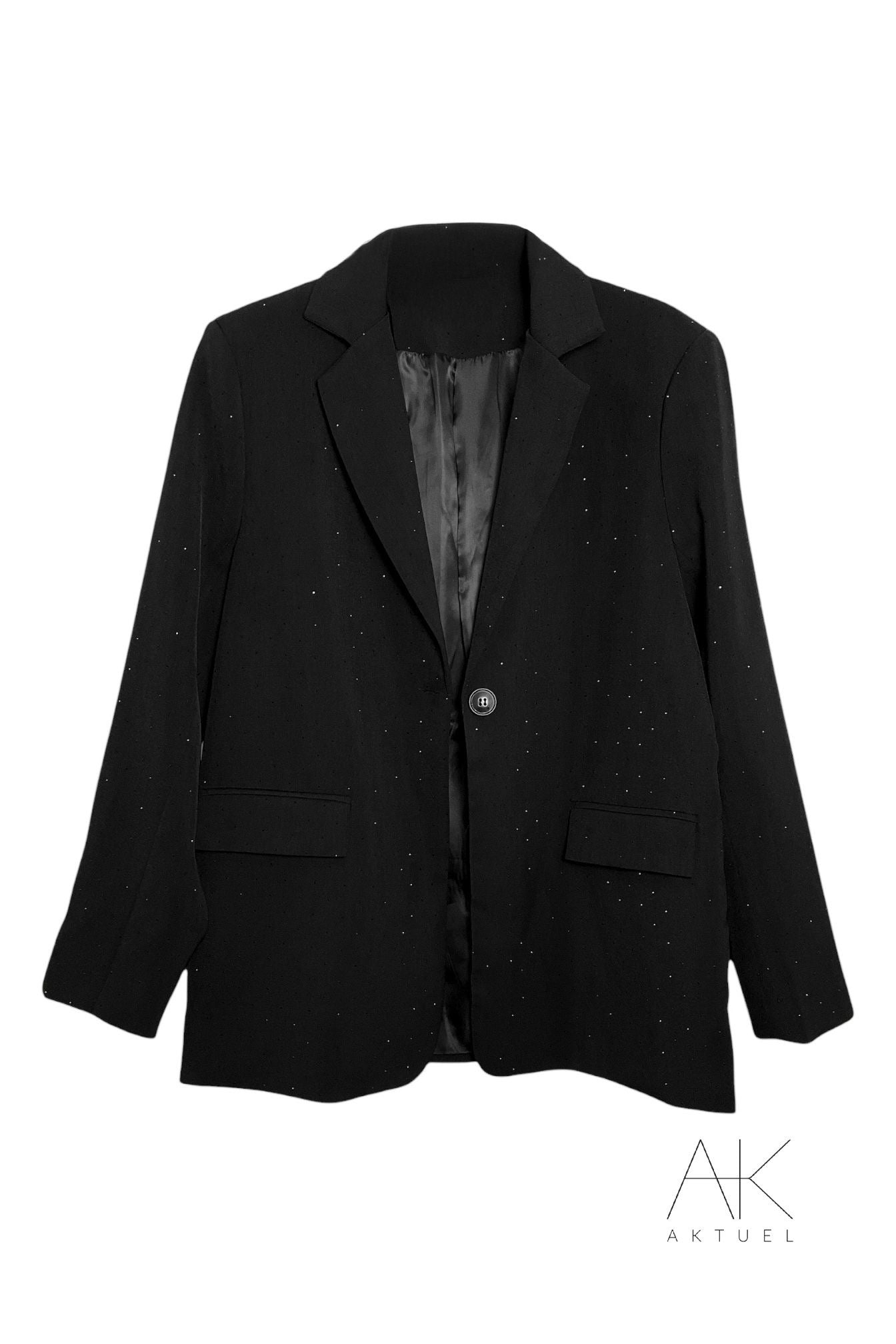 Blazer Noir à Strass