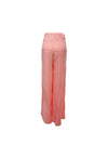 Pantalon large fluide rose