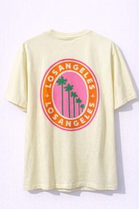 T-shirt “Los Angeles” pastel