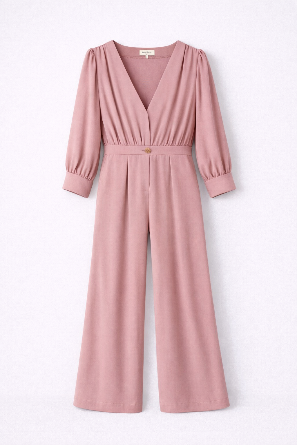 Combinaison pantalon fluide vieux rose