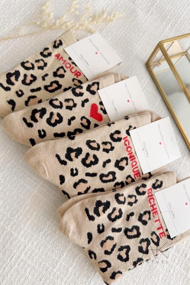 Chaussette Léopard