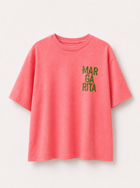 T-shirt “Margarita” rose corail