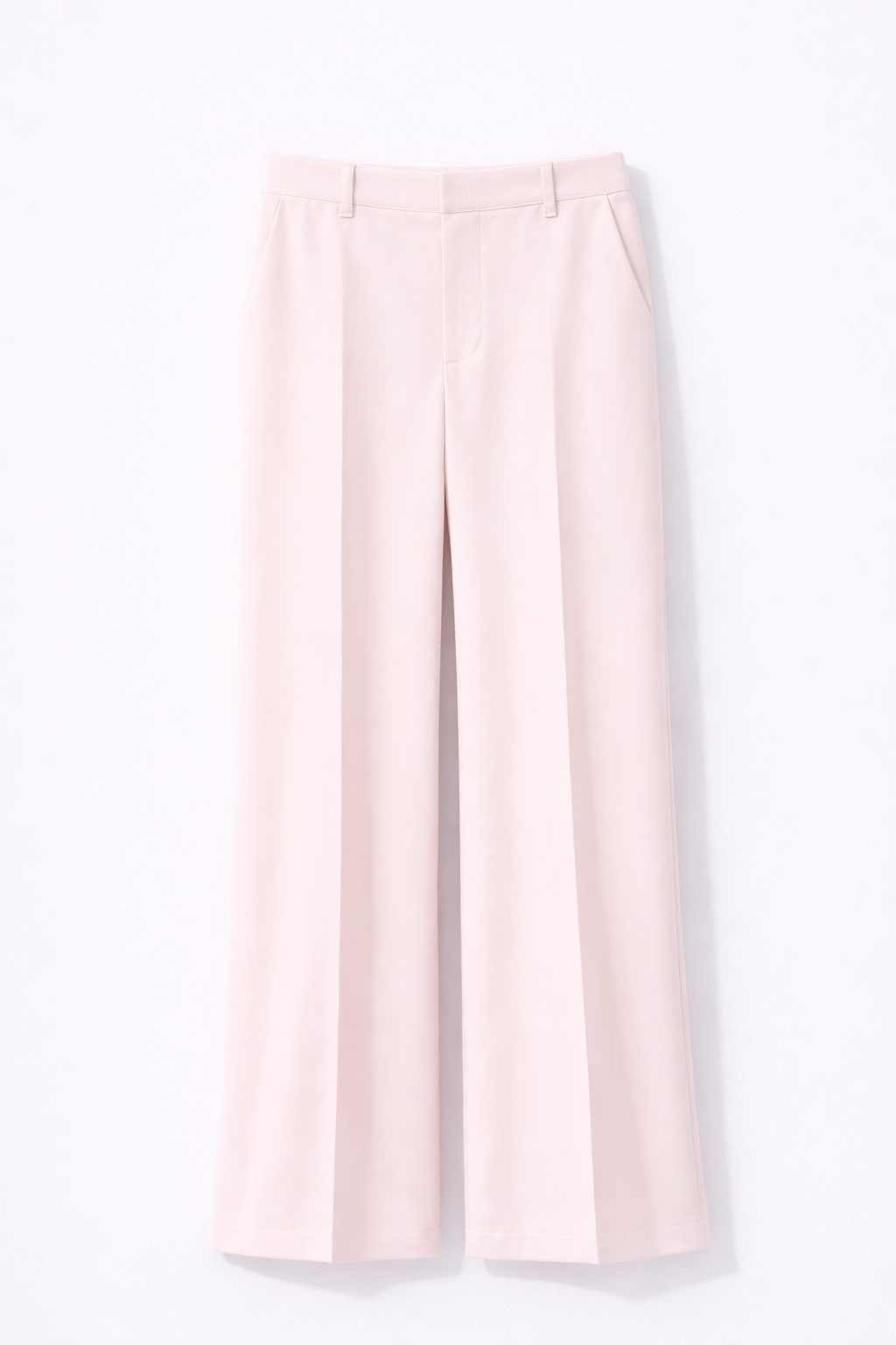 Pantalon rose coupe large