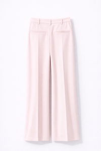 Pantalon rose coupe large