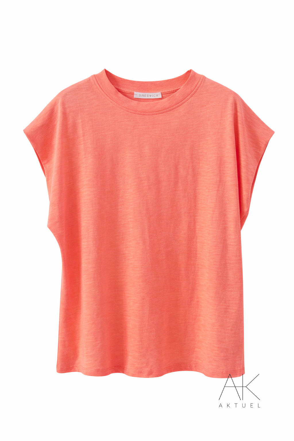 T shirt corail uni