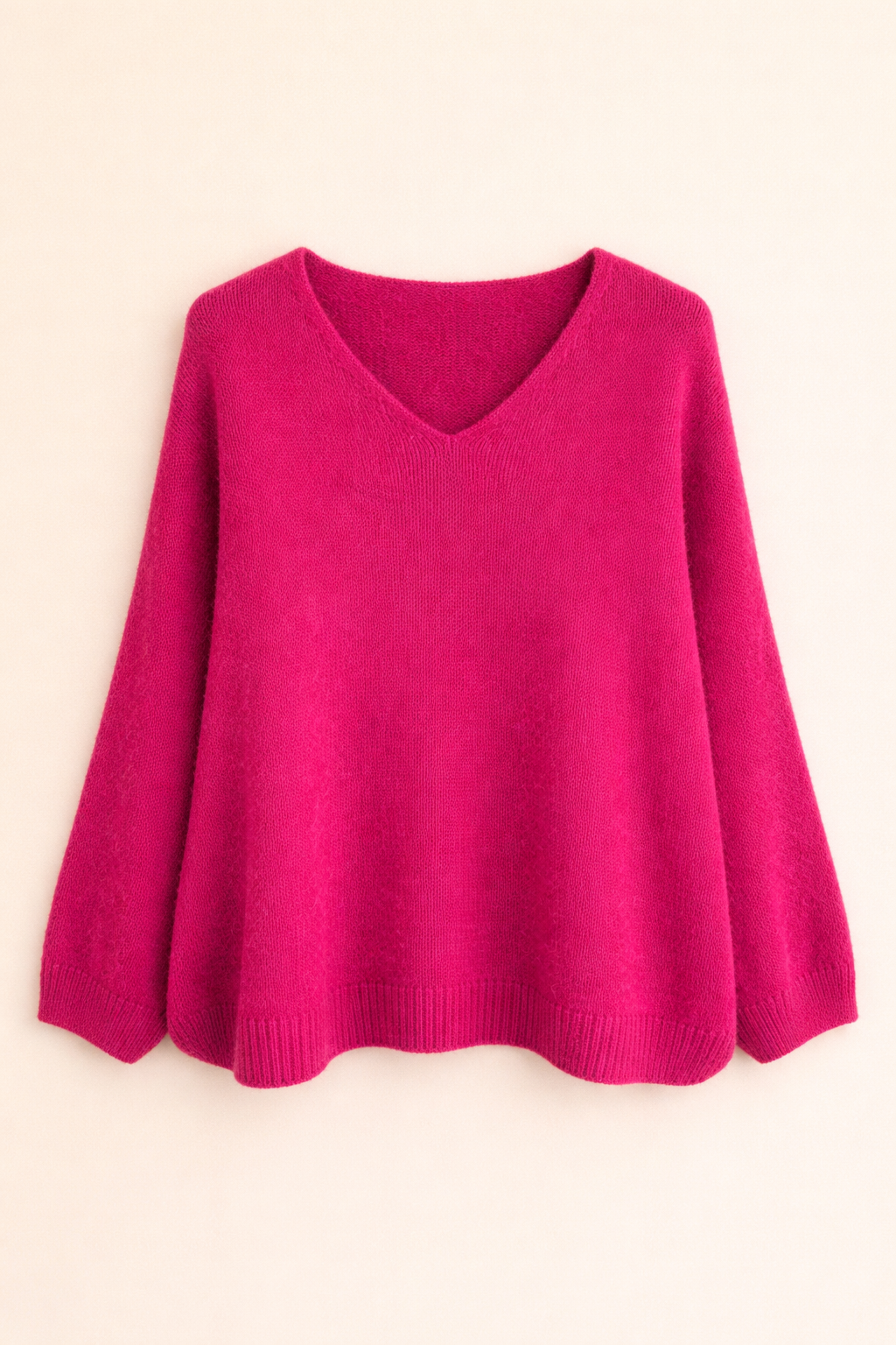 Pull Mohair Framboise