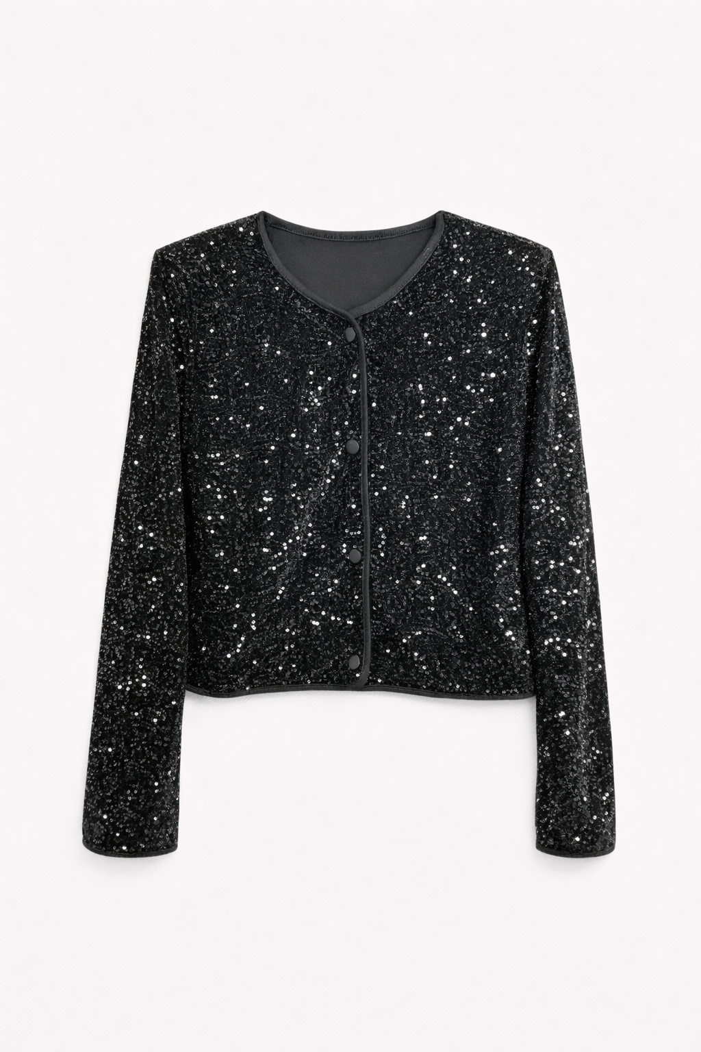 Veste noire à sequins