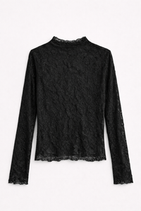 Top en dentelle noir