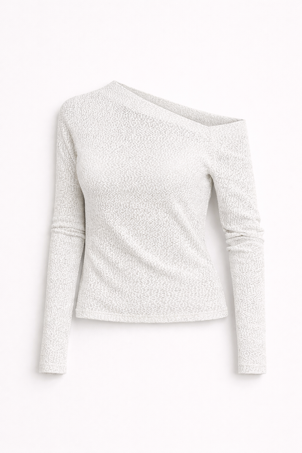 Top asymétrique blanc