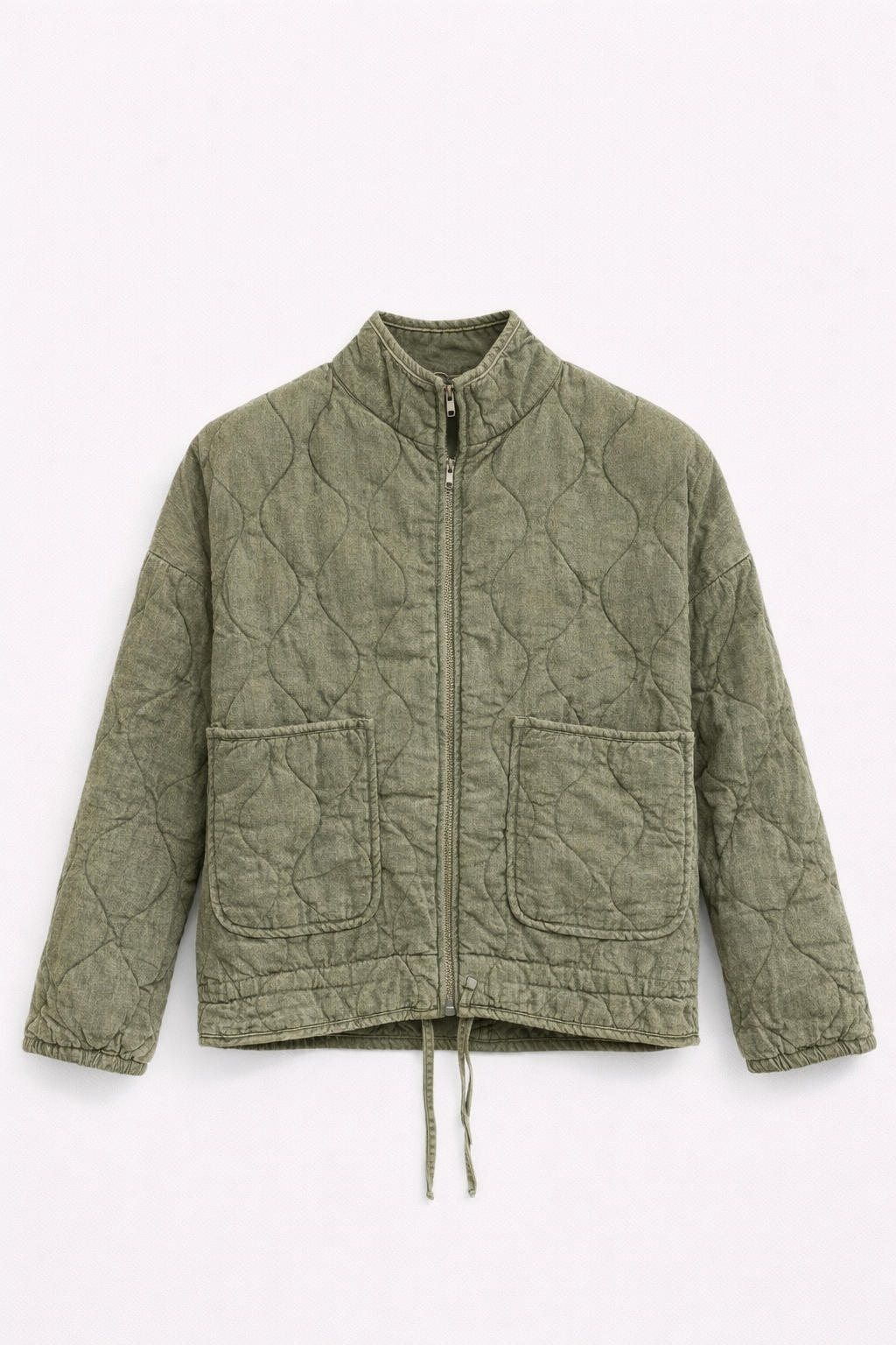 Veste matelassée kaki