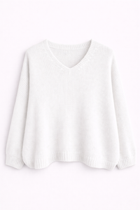 Pull Mohair Blanc