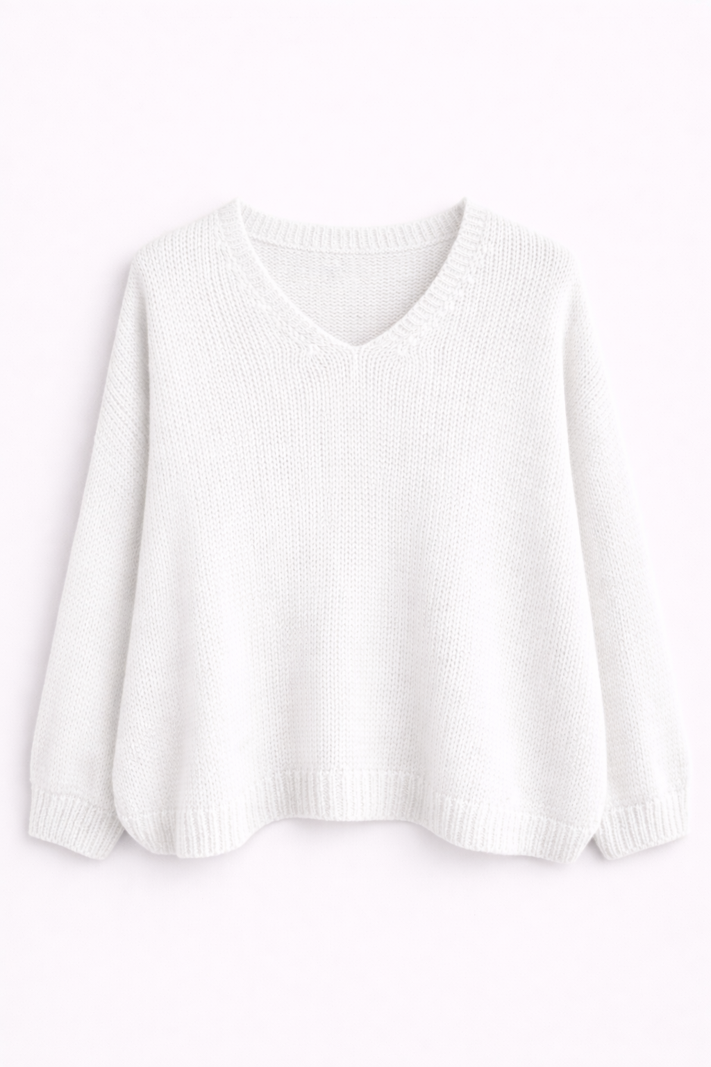 Pull Mohair Blanc