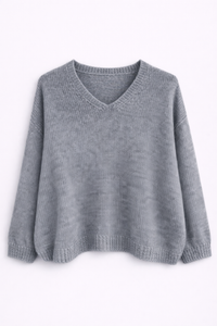 Pull Mohair Gris