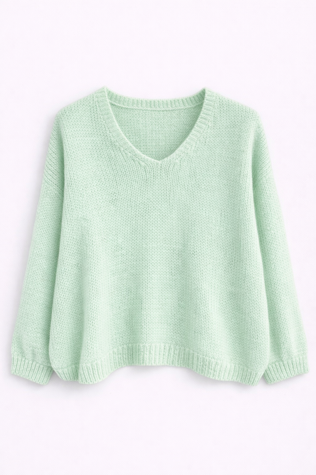 Pull Mohair Vert Pomme