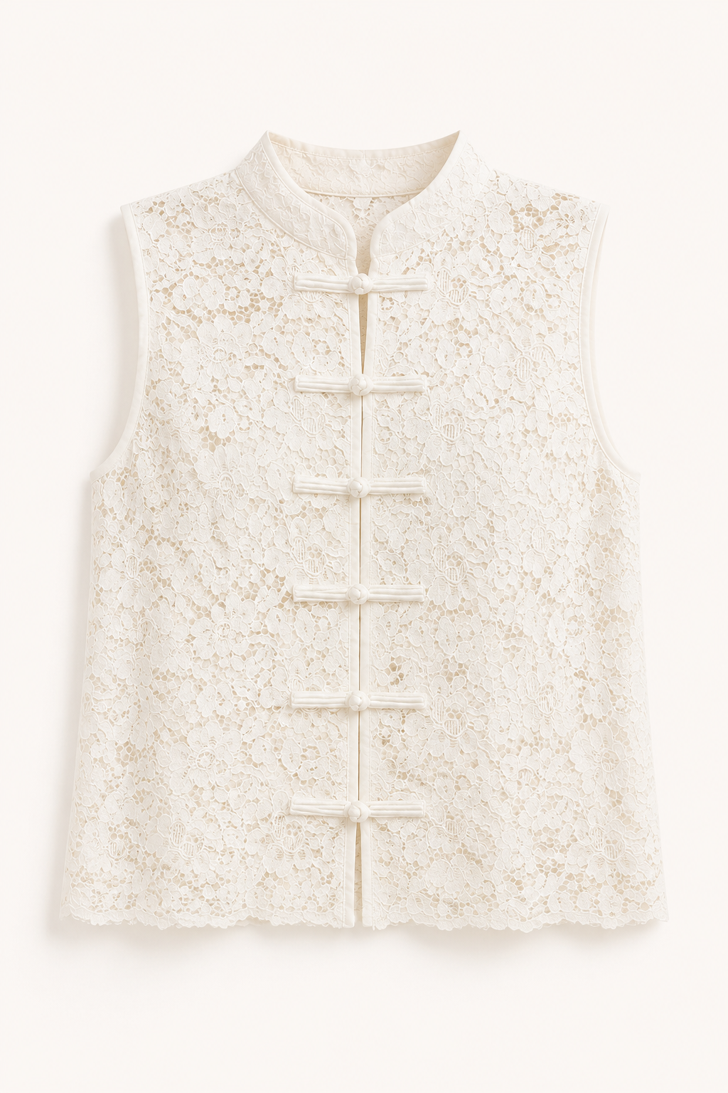 Top dentelle blanc