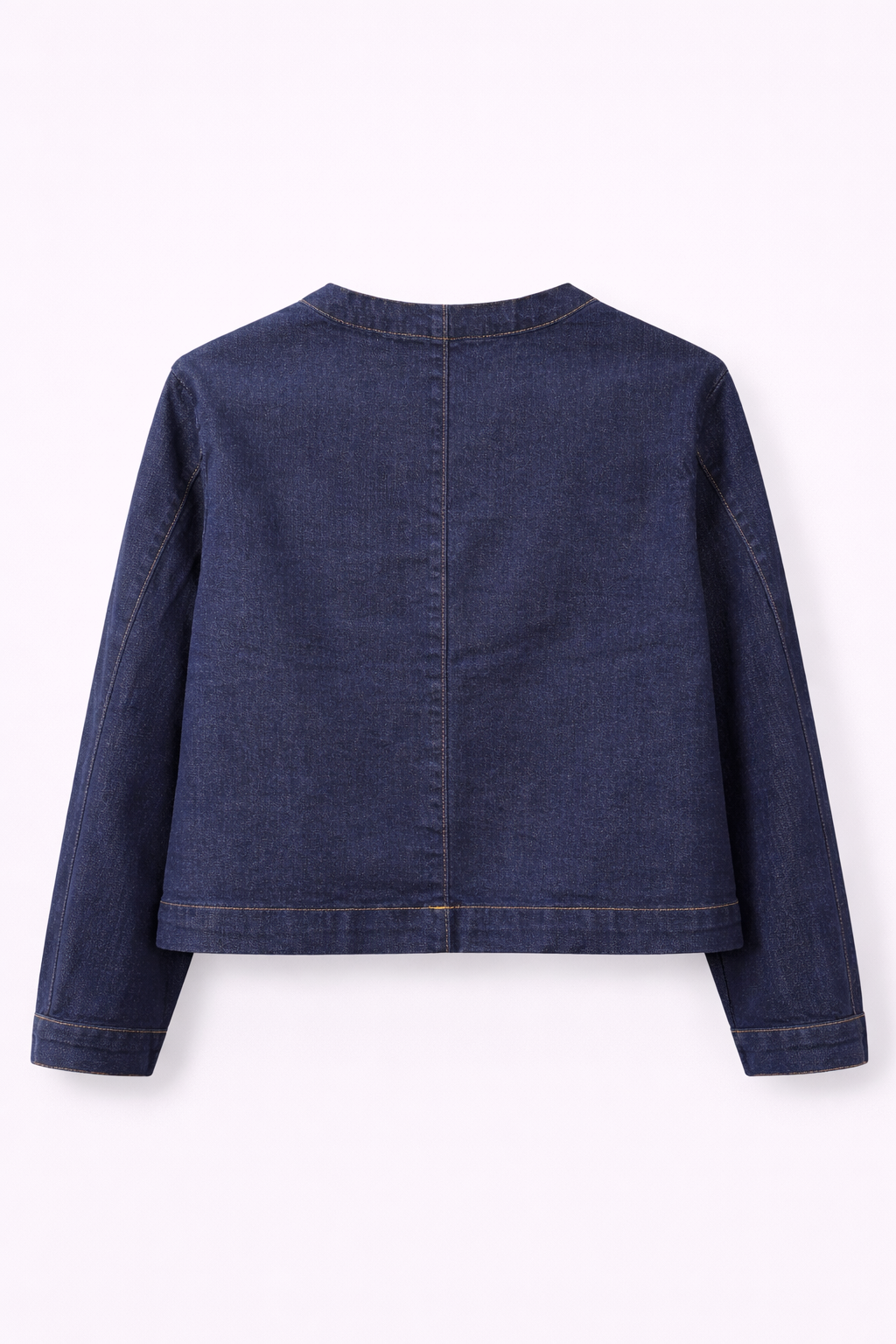 Veste courte en denim brut