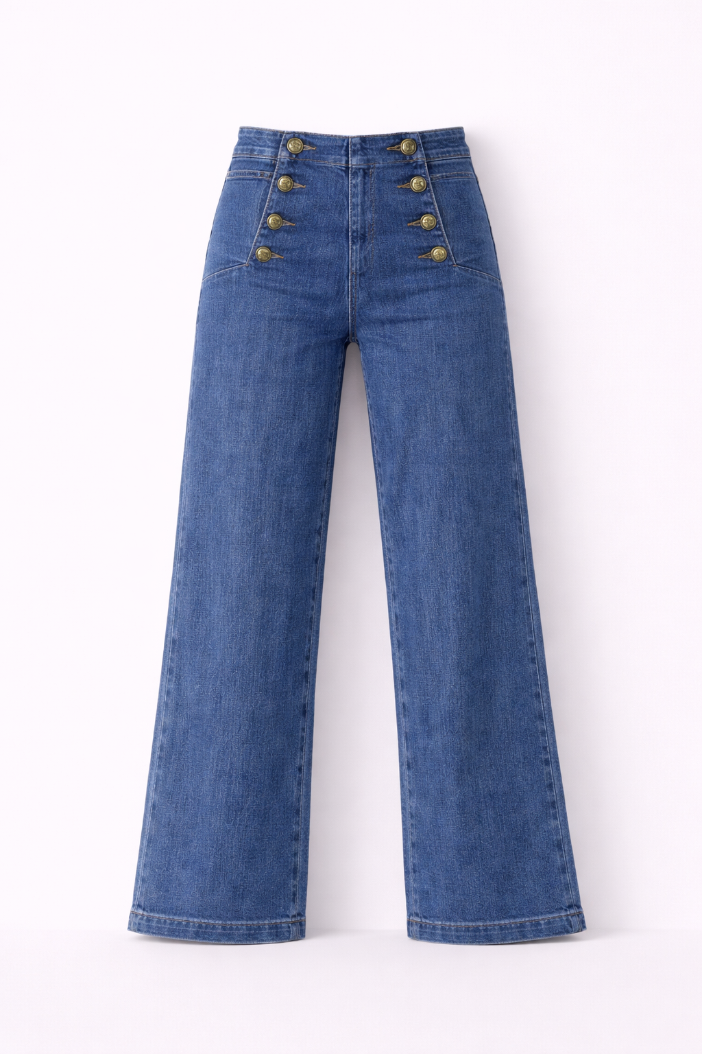 Jean wide taille haute - Oraije