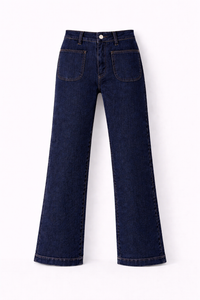 Jean flare à poches plaquées Elena  - Oraije