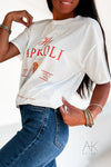 T-shirt imprimé "Aperoli"