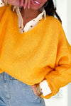 Pull Mohair Jaune Tournesol