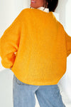 Pull Mohair Jaune Tournesol