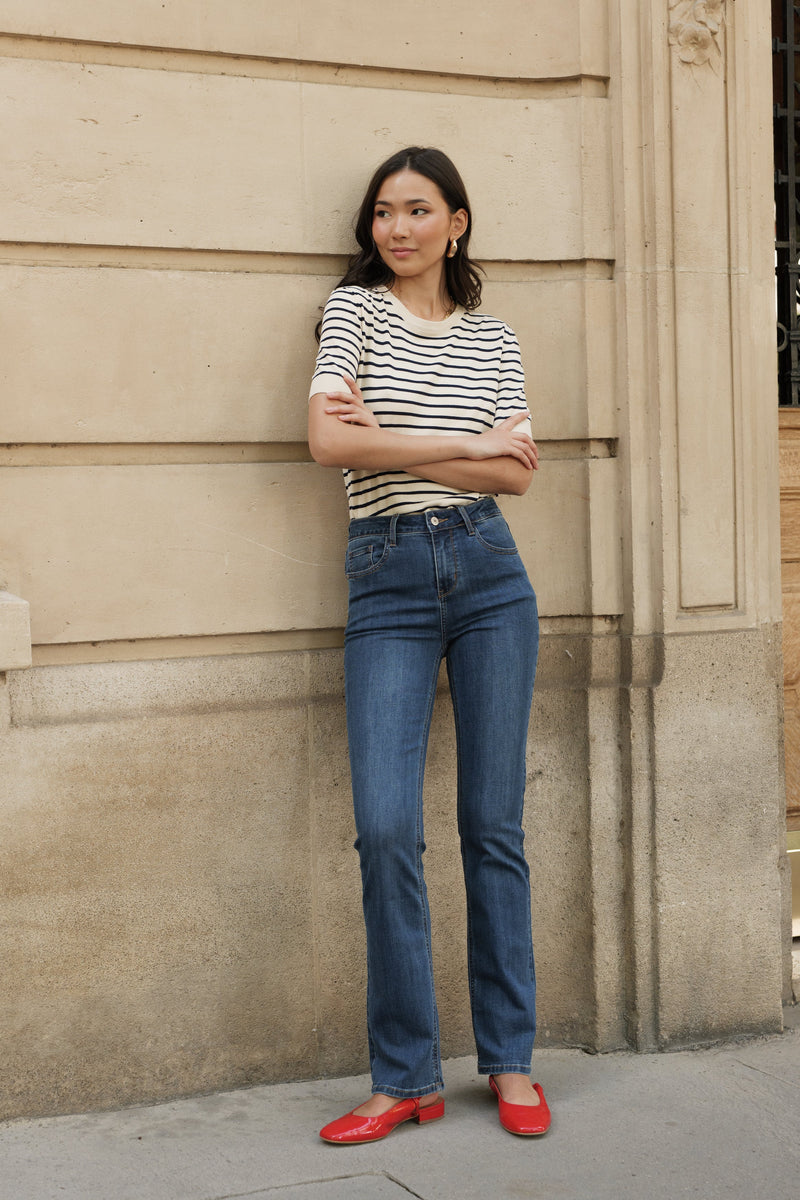 Jean Oraije Bleu Regular Bootcut