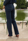 Jean Oraije large flare brut taille haute