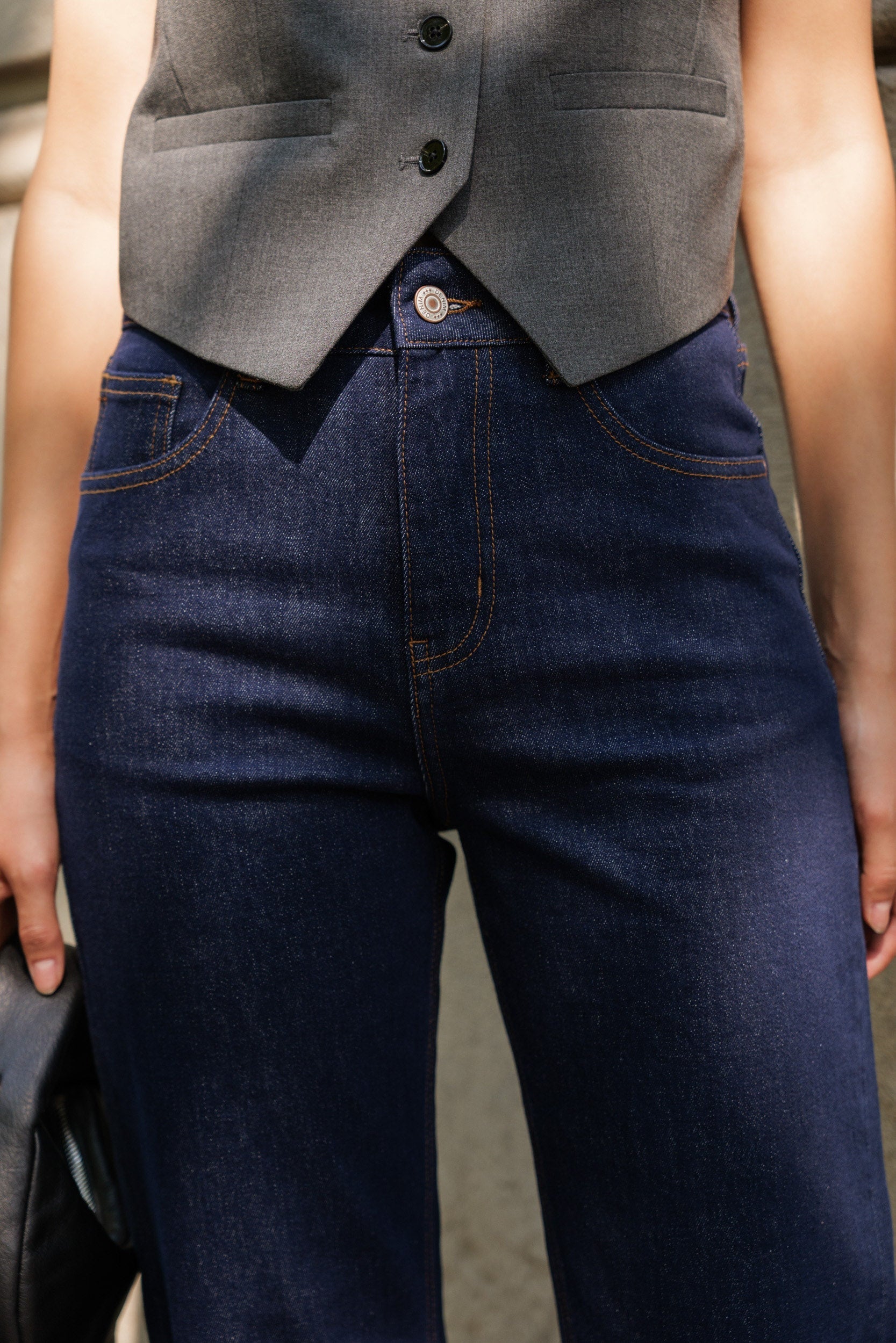 Jean Oraije ankle straight brut
