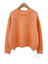 Pull oversize doux orange